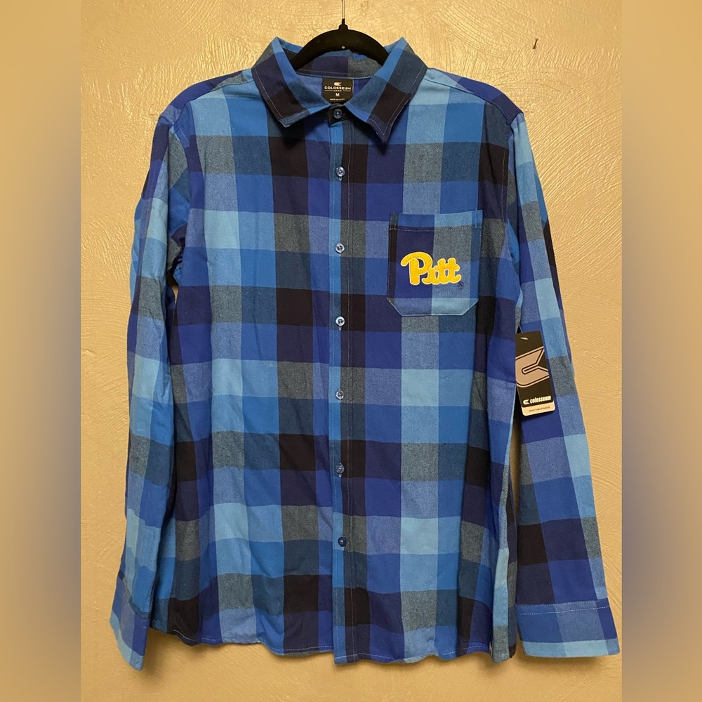 Mens Blue Pitt Flannel